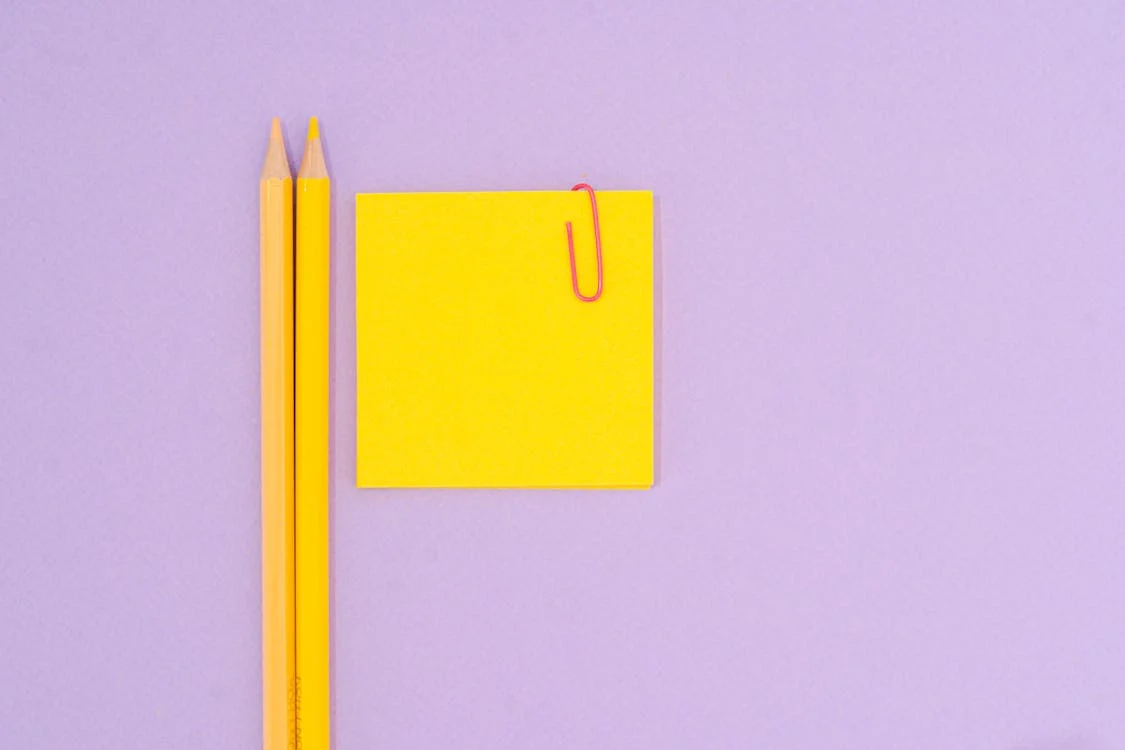 Minimalism with Sticky Notes: Declutter Your Mind and Desk
